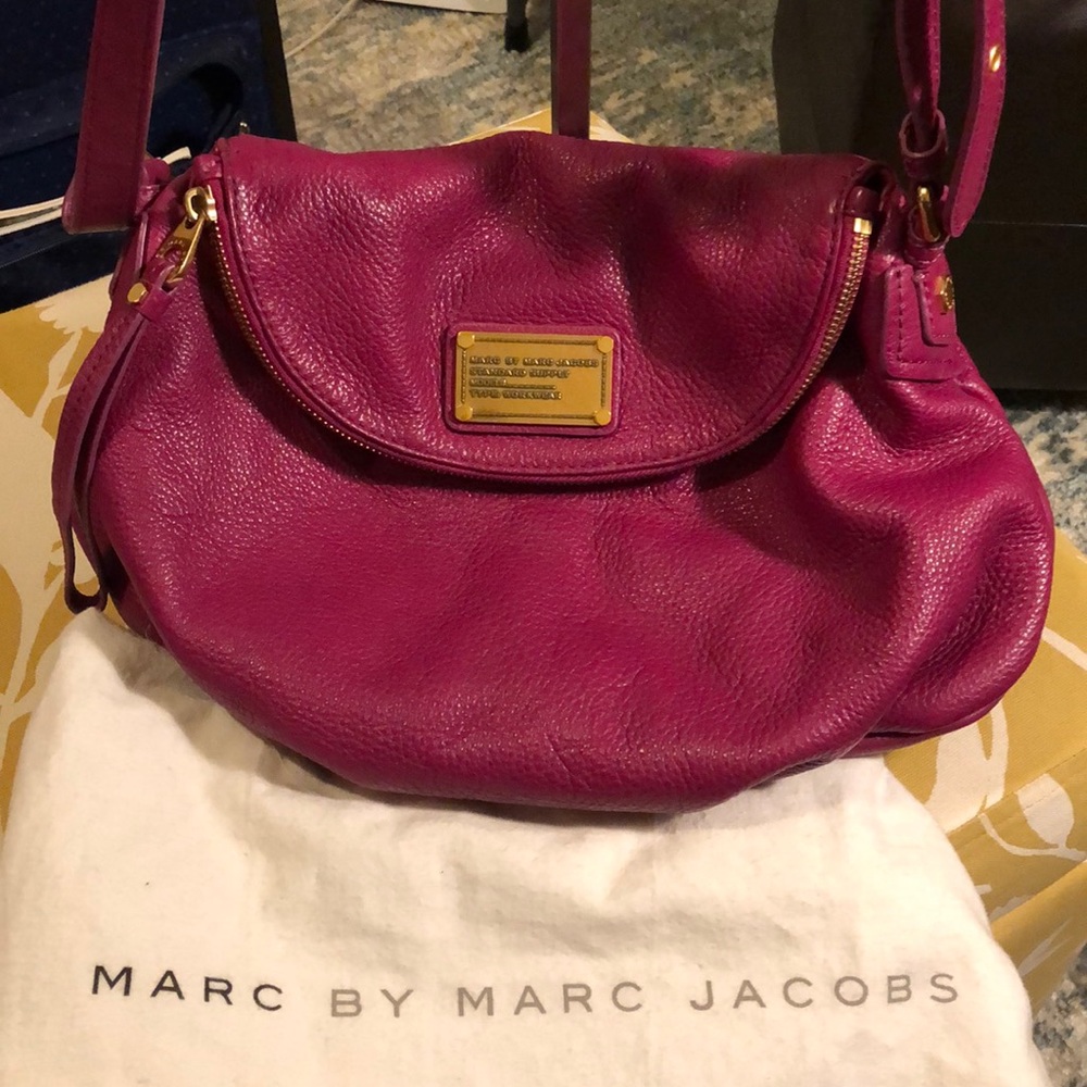 Marc By Marc Jacobs Raspberry Cross Body Bag - image 1